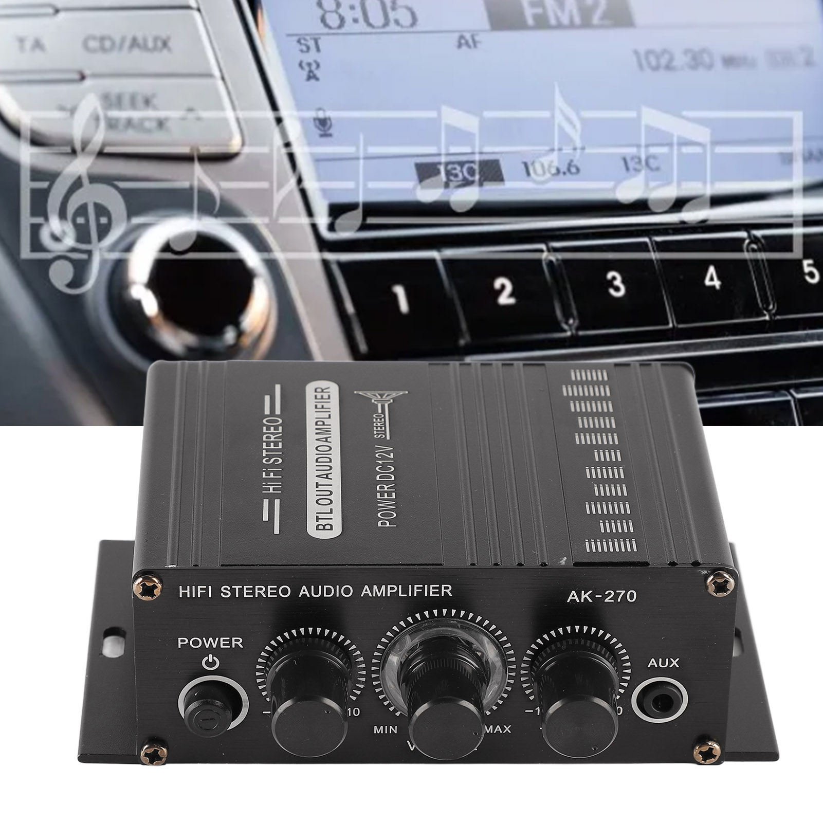 Portable Amplifier Mini - Amplificateur stéréo amplificateur de moto amplificateur