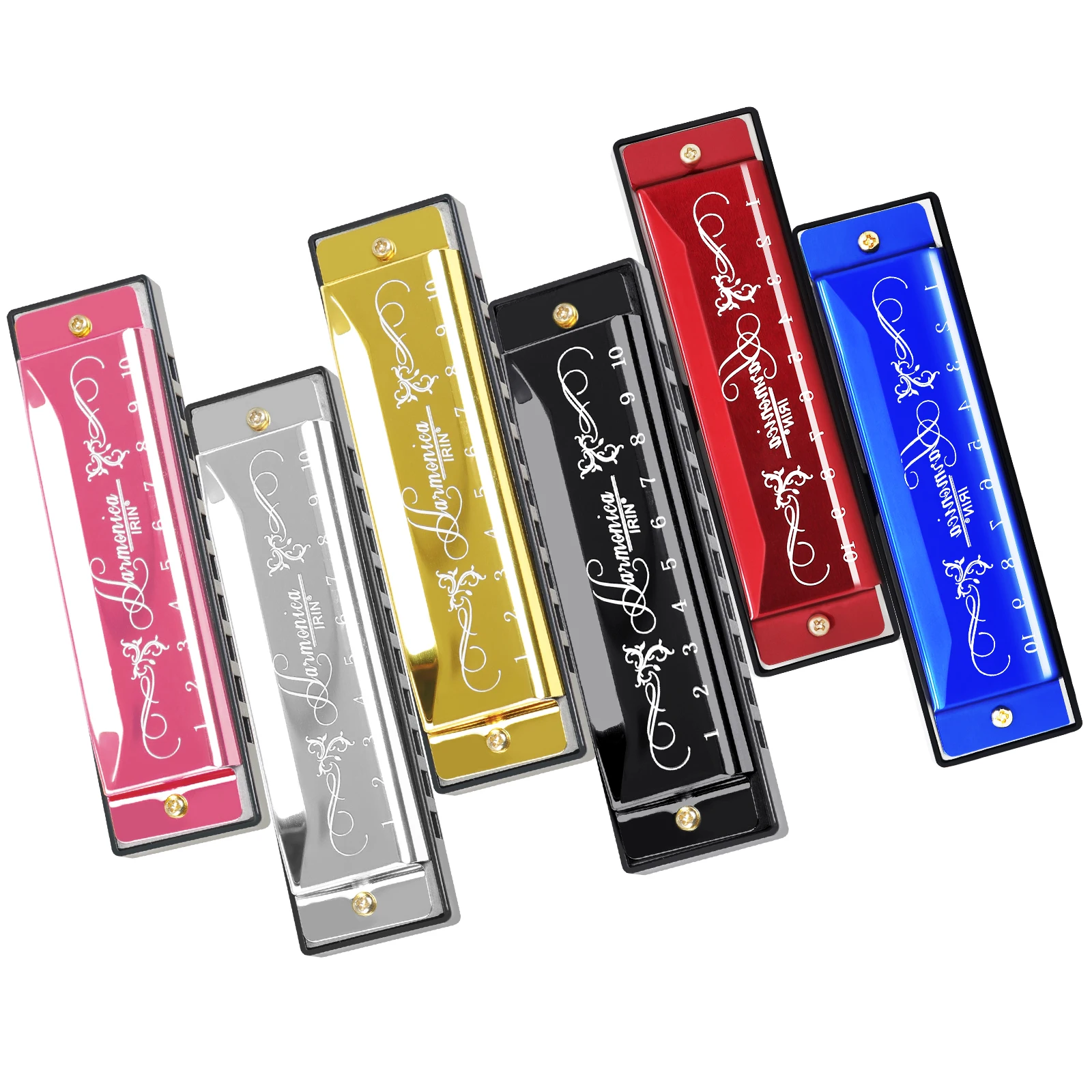 Harmonica 10 Hole - IRIN – Harmonica coloré à clé