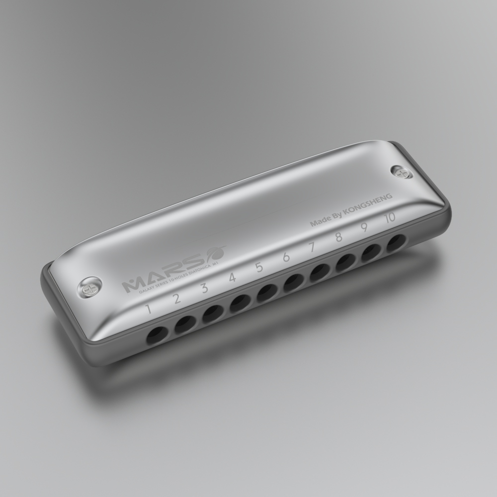 Harmonica 10 Hole - KONGSHENG M1MARS – Harmonica diatonique à