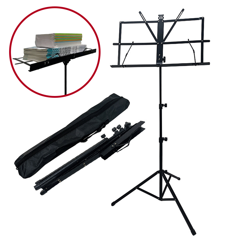 Audio To Music Sheet - Trépied de partition Compact pliable, support