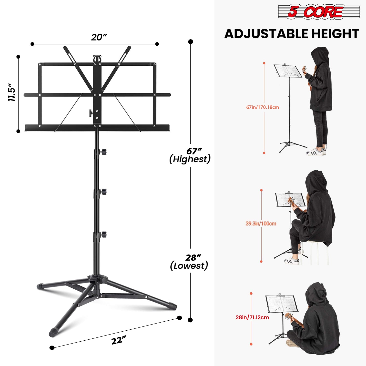 Support de partitions musical  - Music Stand Folding avis et prix