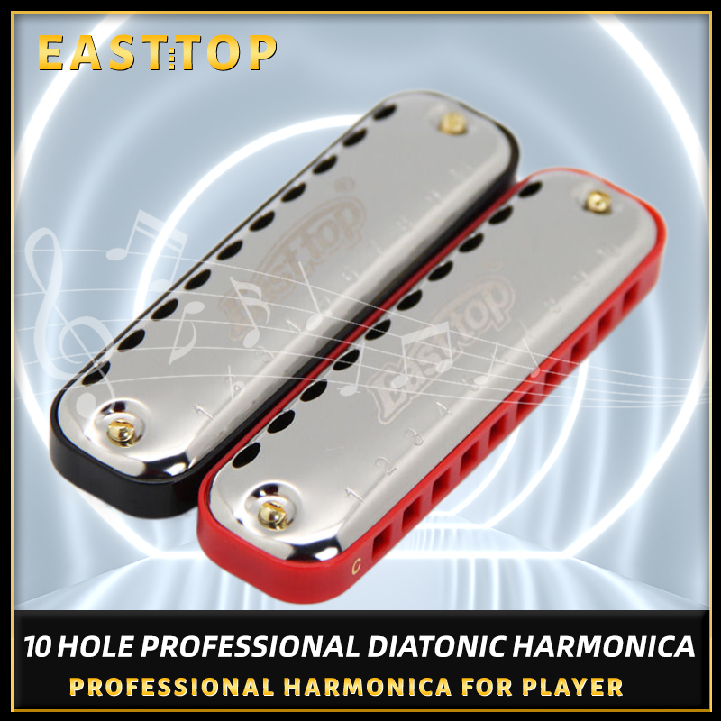 EASTTOP-Harpe de blues, Peigne - Harmonica 10 Hole avis et prix