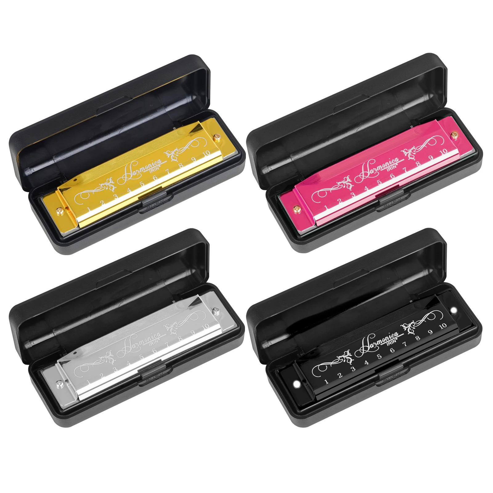 IRIN – Harmonica coloré à clé  - Harmonica 10 Hole avis et prix