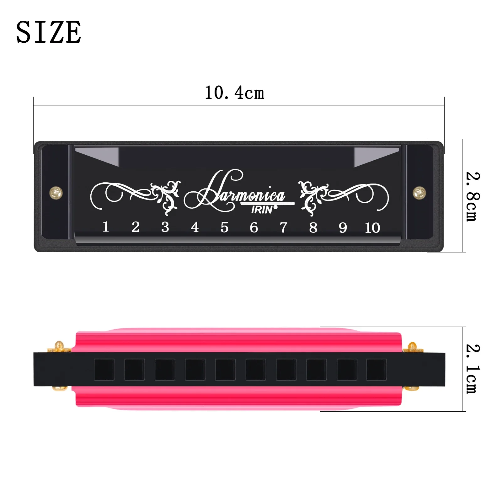 IRIN – Harmonica coloré à clé  - Harmonica 10 Hole avis et prix