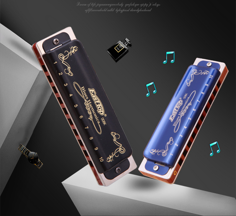 Harmonica T008K 10 trous, harp - Harmonica 10 Hole avis et prix